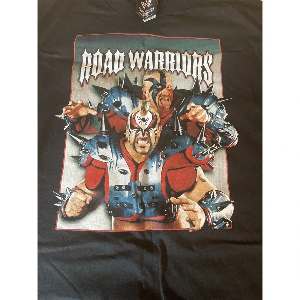 WWE Road Warriors Black T-Shirt 2XL‎